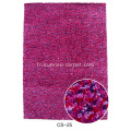 Tapis en polyester avec une coloration riche